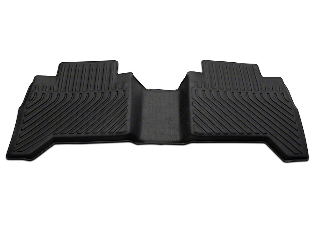 TruShield Precision Molded Front and Rear Floor Liners; Black (16-23 Tacoma Double Cab)