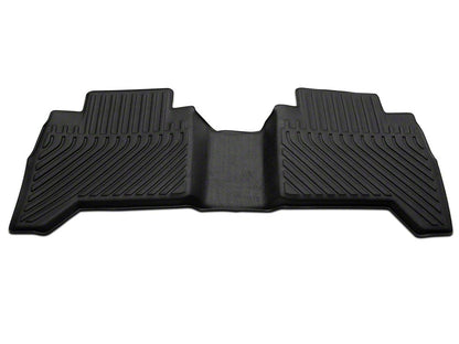 TruShield Precision Molded Front and Rear Floor Liners; Black (16-23 Tacoma Double Cab)