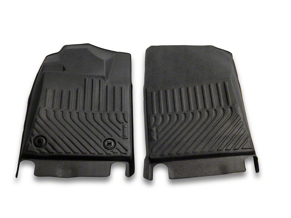 TruShield Precision Molded Front Floor Liners; Black (14-21 Tundra)