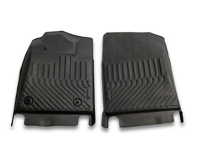 TruShield Precision Molded Front Floor Liners; Black (14-21 Tundra)