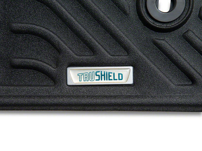 TruShield Precision Molded Front Floor Liners; Black (14-21 Tundra)