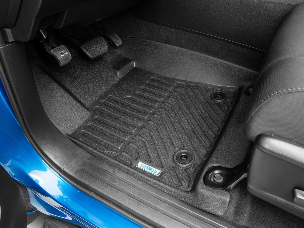 TruShield Precision Molded Front and Rear Floor Liners; Black (14-21 Tundra CrewMax)