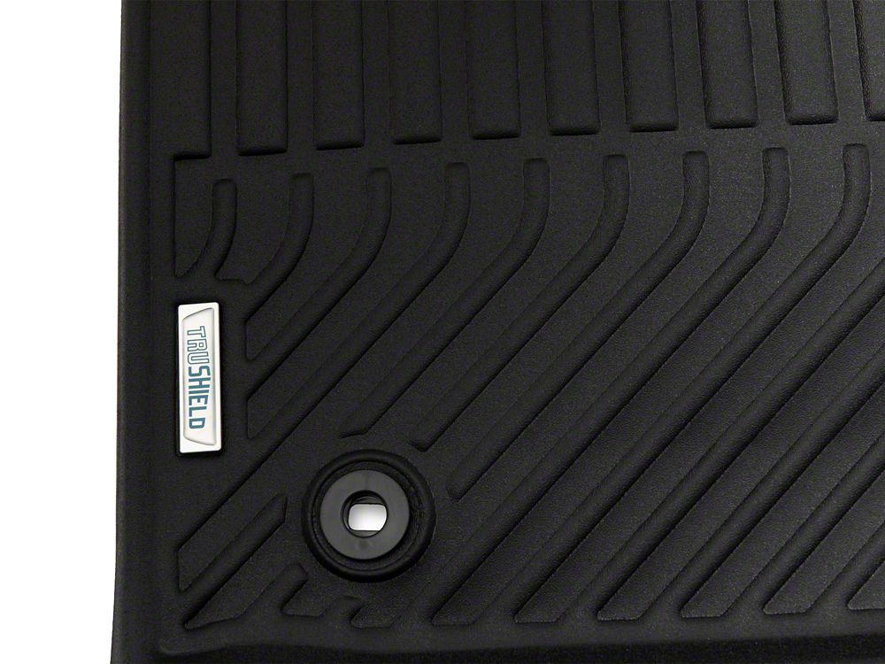 TruShield Precision Molded Front and Rear Floor Liners; Black (14-21 Tundra CrewMax)
