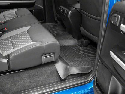 TruShield Precision Molded Front and Rear Floor Liners; Black (14-21 Tundra CrewMax)