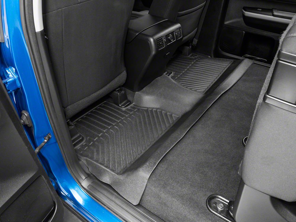 TruShield Precision Molded Front and Rear Floor Liners; Black (14-21 Tundra CrewMax)